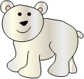 openclipart圖庫：polar bear