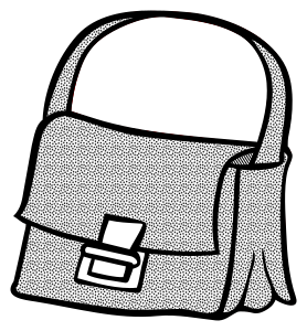 openclipart圖庫：bag - lineart