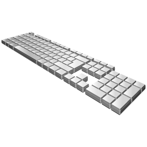 openclipart圖庫：keyboard perspective