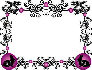 openclipart圖庫：Rabbit Border