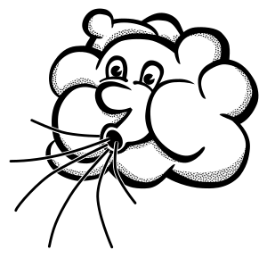 openclipart圖庫：wind - lineart
