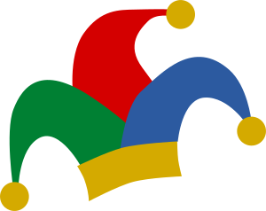 openclipart圖庫：Colored jester hat