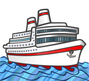 openclipart圖庫：ship - coloured
