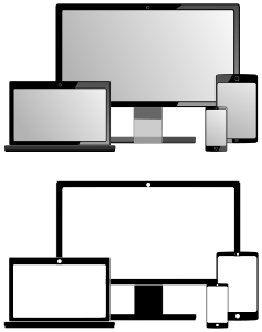 openclipart圖庫：Mockup Devices