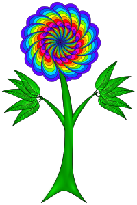 openclipart圖庫：Paisley Flower 3