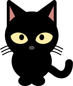 openclipart圖庫：Black Cat