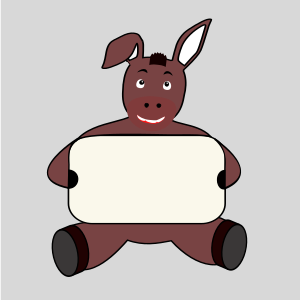 openclipart圖庫：Donkey