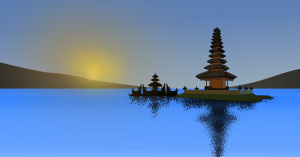 openclipart圖庫：Bedugul Bali indonesia