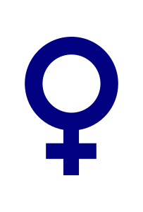 openclipart圖庫：female gender symbol