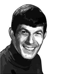 openclipart圖庫：Leonard Nimoy Gray