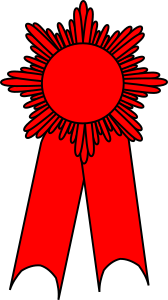 openclipart圖庫：prize ribbon red