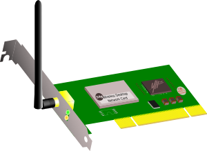 openclipart圖庫：wifi pci card