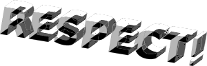 openclipart圖庫：respect!