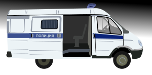 openclipart圖庫：Police van GAZelle