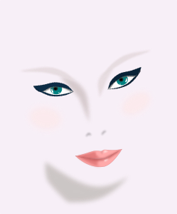openclipart圖庫：Traits of A serene face