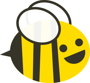 openclipart圖庫：Cartoon Bee