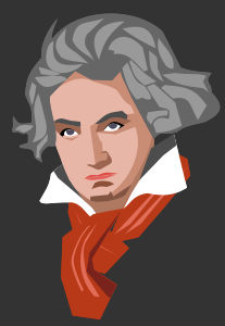 openclipart圖庫：Beethoven