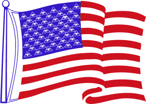 openclipart圖庫：American Surveillance Flag