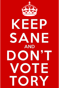 openclipart圖庫：Keep Sane and Don't Vote Tory