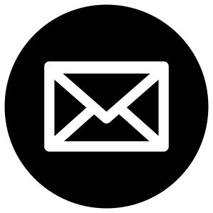 openclipart圖庫：Mail Icon - White on Black