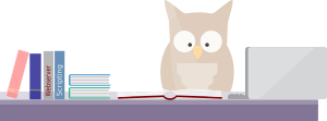 openclipart圖庫：Reading Owl