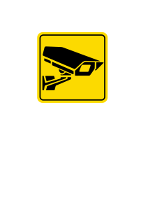 openclipart圖庫：sign CCTV