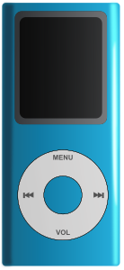 openclipart圖庫：MP4 player
