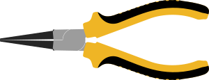openclipart圖庫：Round-nose pliers