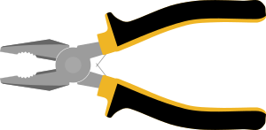 openclipart圖庫：Lineman's pliers