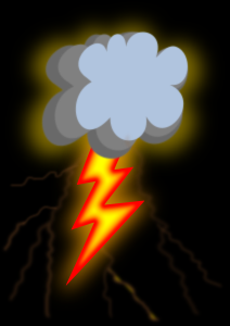 openclipart圖庫：Thunder - Daily Sketch Challenge (#dailysketch) 