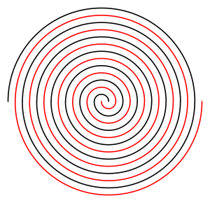 openclipart圖庫：Double Linear Spiral