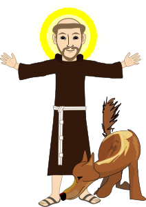 openclipart圖庫：Santo Francisco de Asis