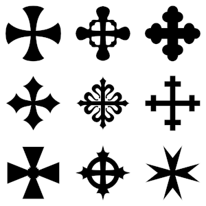 openclipart圖庫：heraldic crosses