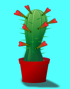 openclipart圖庫：Cactus flower