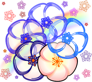 openclipart圖庫：Flowers