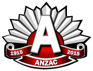 openclipart圖庫：Anzac Logo Red 1915-2015