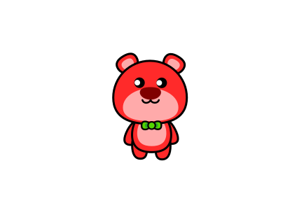 openclipart圖庫：cherry bear