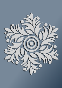 openclipart圖庫：Floral motif #2