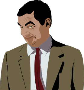 openclipart圖庫：Mr. Bean (color)