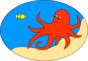openclipart圖庫：Undersea friends