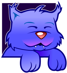 openclipart圖庫：Sleepy soft kitty avatar