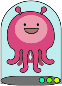 openclipart圖庫：Cute cartoon alien