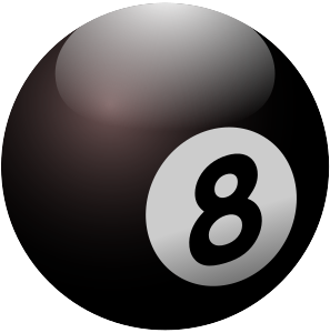 openclipart圖庫：8-ball