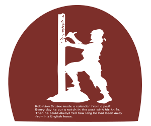 openclipart圖庫：Robinson-Crusoe-silhouette