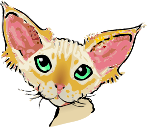 openclipart圖庫：Devon Rex 2