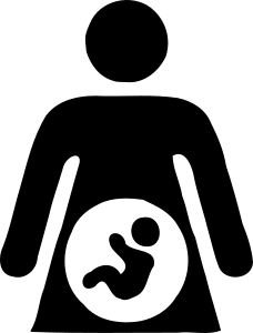 openclipart圖庫：Pregnant Woman Icon