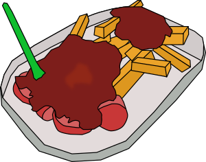 openclipart圖庫：Curry Wurst