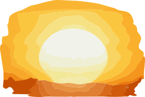 openclipart圖庫：Sunset