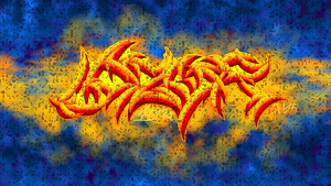 openclipart圖庫：Graffiti Sunset