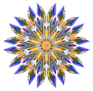 openclipart圖庫：Colorful Mandala 1